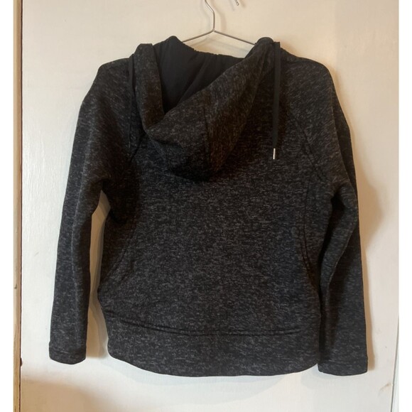 LEG3ND Full Zip Gray Fleece Hoodie with 2 Pockets | Women’s Size Small - Picture 4 of 9